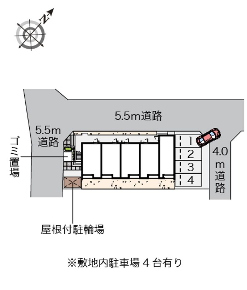 クレイノアウトゥンノ 配置図