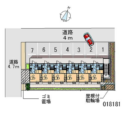 18181 Monthly parking lot