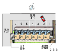 レオパレス牡丹山 区画図