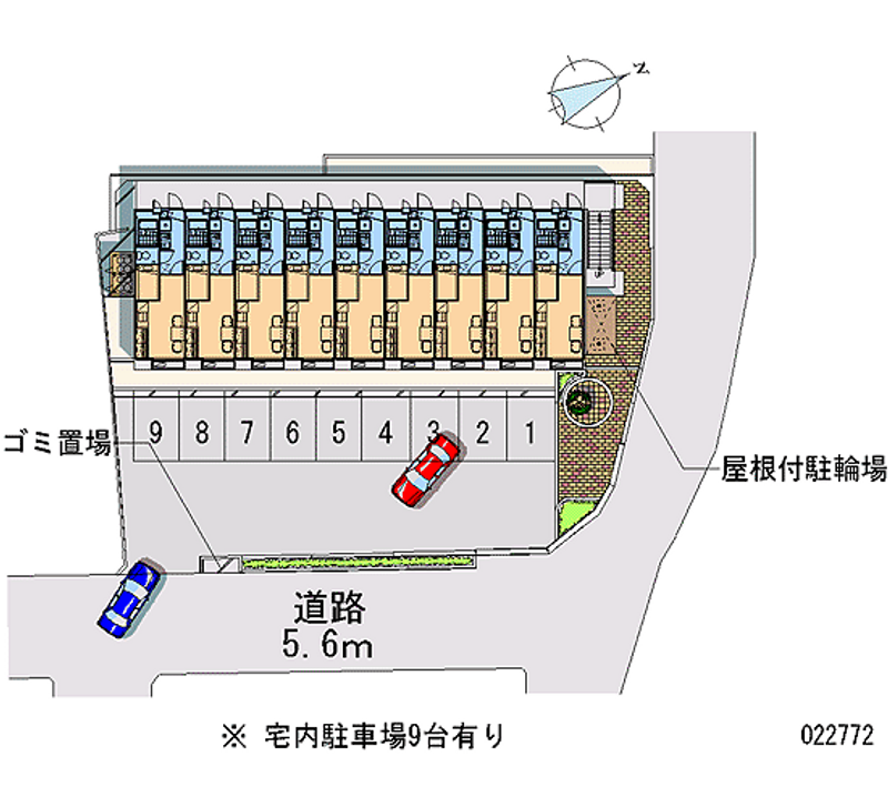 22772月租停車場