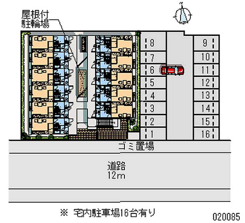 20085 Monthly parking lot