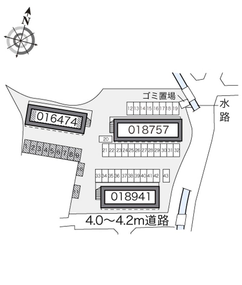 レオパレス恵比須 配置図