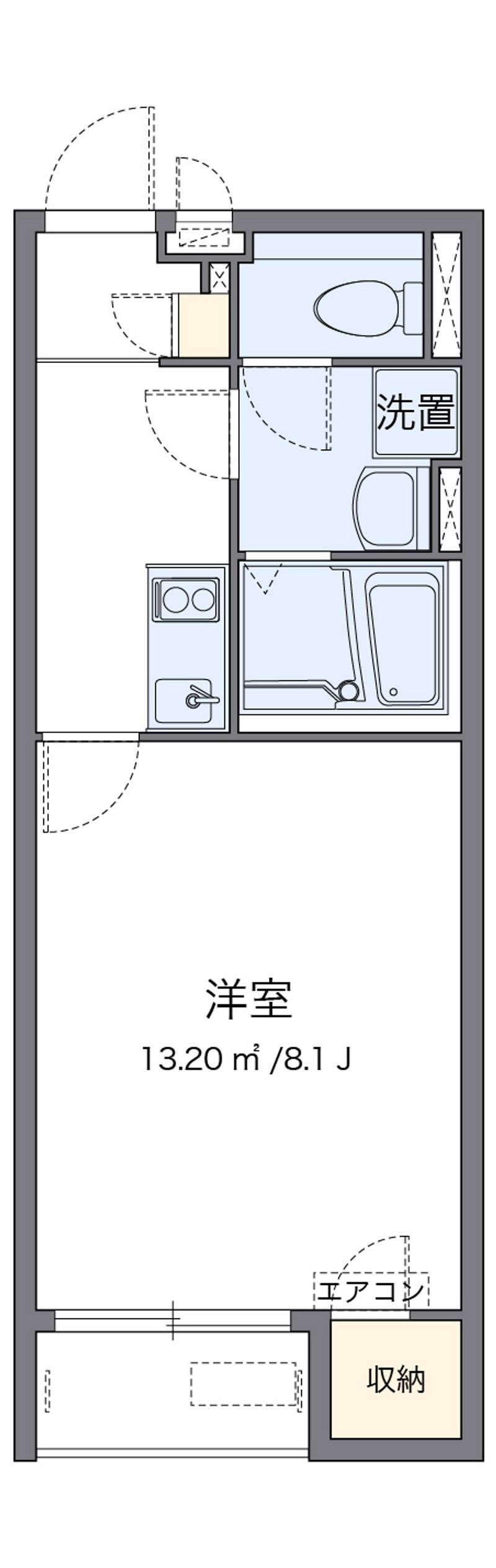 CLEINO Ueno Nishi Akemi Floor plan