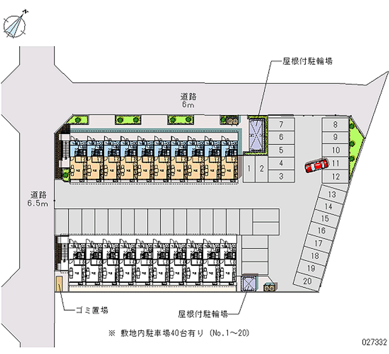 27332 Monthly parking lot