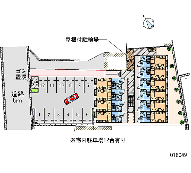 18049 Monthly parking lot