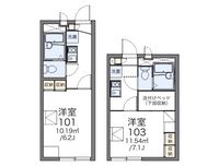 レオパレスＥＡＳＴ　ＦＩＥＬＤ 間取り図