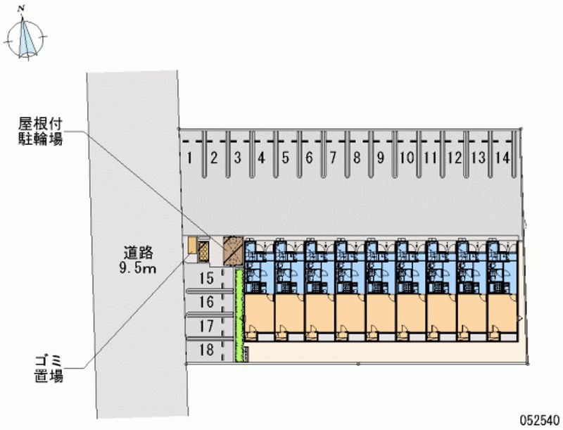 52540 Monthly parking lot