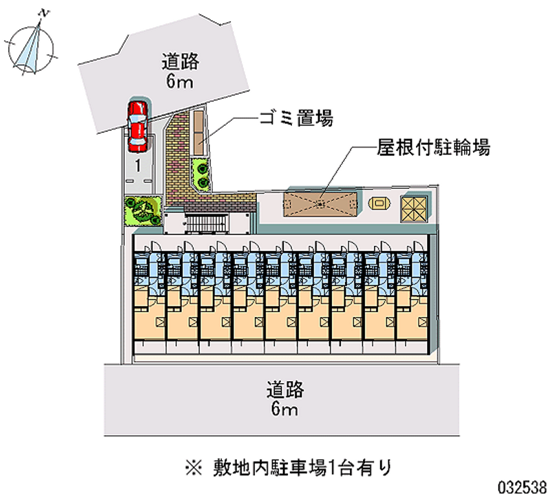 レオパレスＭ＆Ｔ 区画図