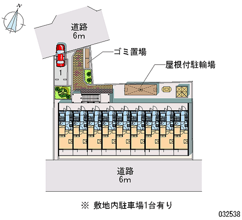 レオパレスＭ＆Ｔ 月極駐車場