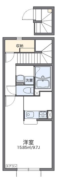 レオネクストＨＡＮＡ 間取り図