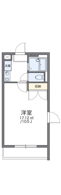 レオパレスフォンティーヌ 間取り図