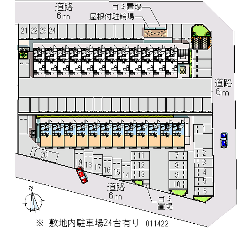 11422 bãi đậu xe hàng tháng