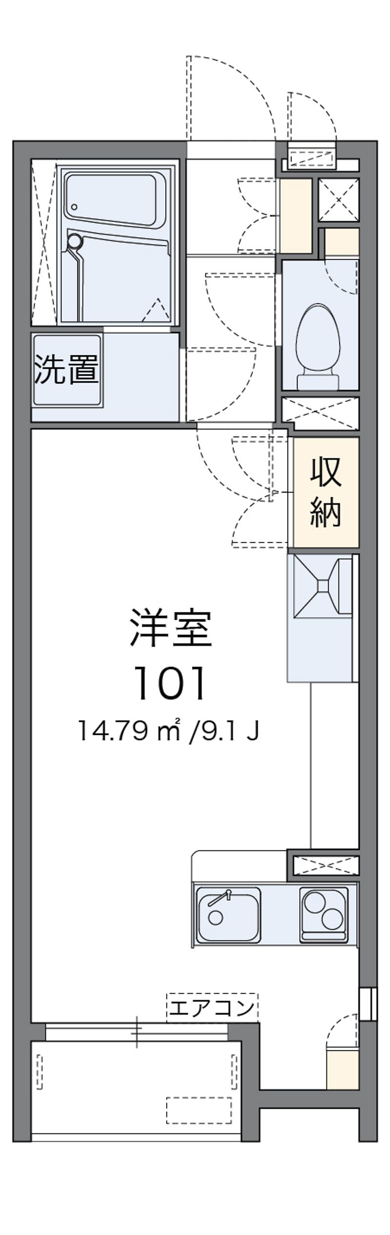 レオネクストＦｌｏｒａ 間取図