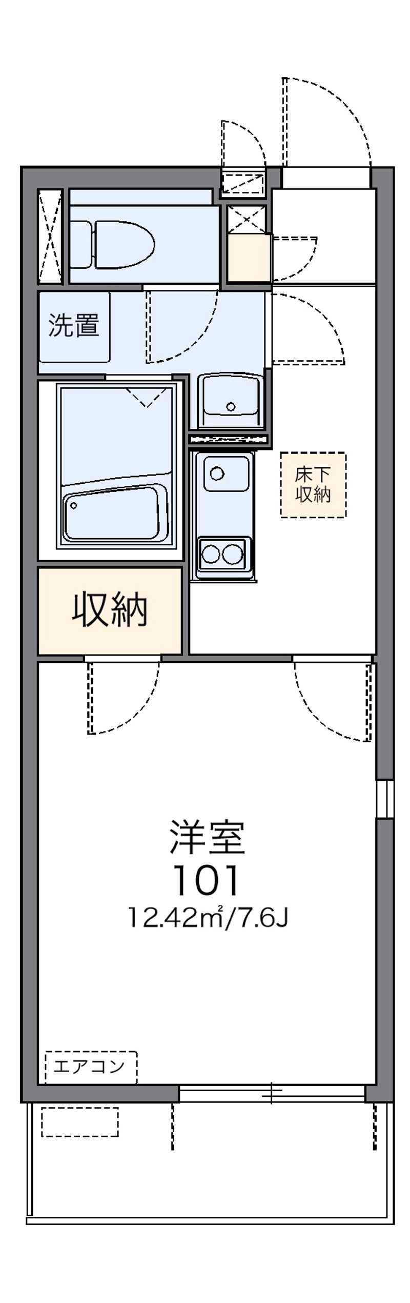 レオネクストセロシア　ガーデン 間取図