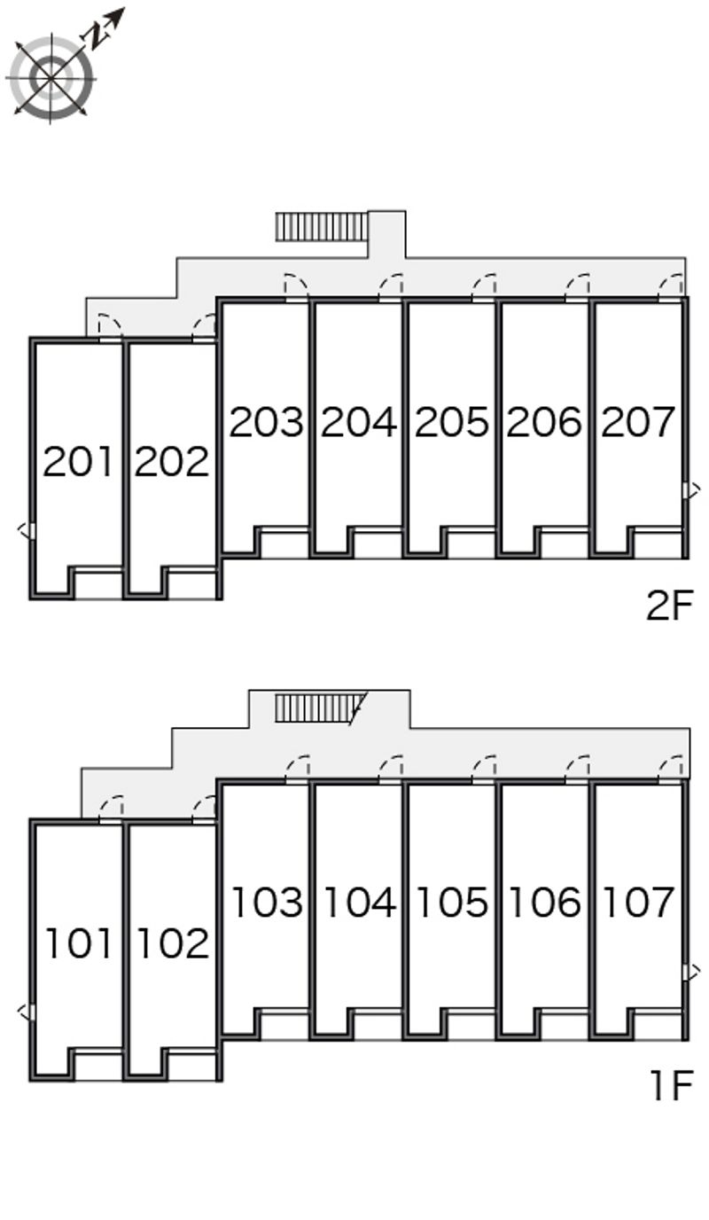 レオネクストメルベーユ則松 間取り配置図