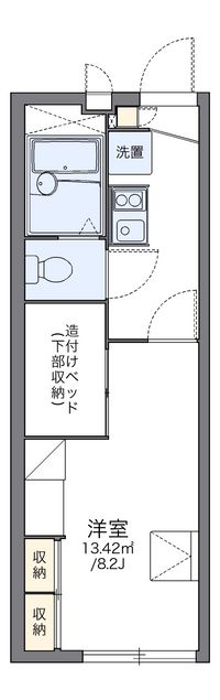 レオパレスエスポワール 間取り図