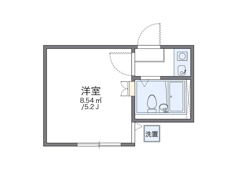 レオパレスＫＵＲＡＴＡ 間取図
