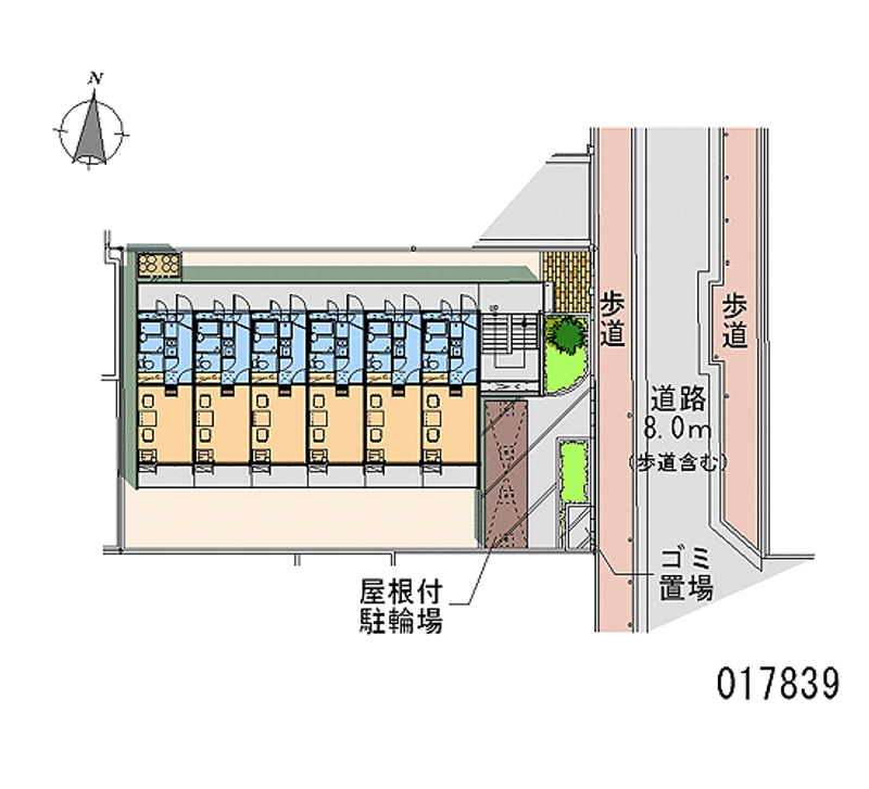 レオパレス明光 区画図