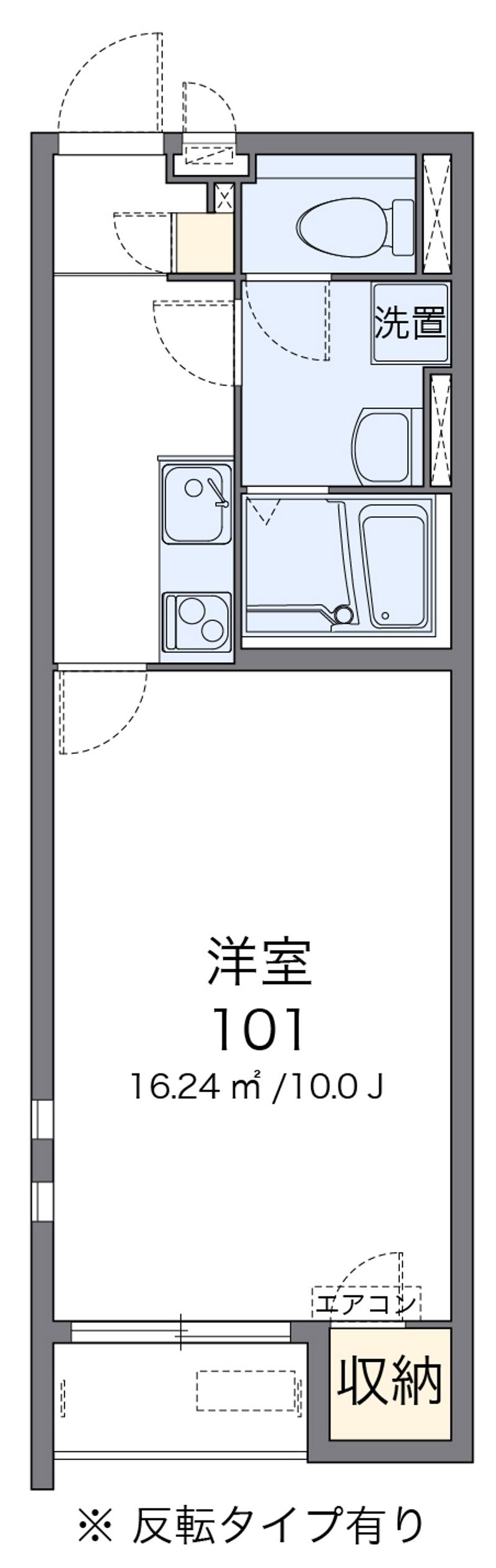 クレイノ堀池 間取図