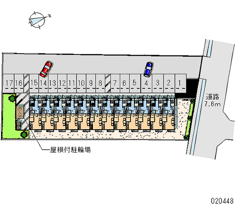 20448 Monthly parking lot