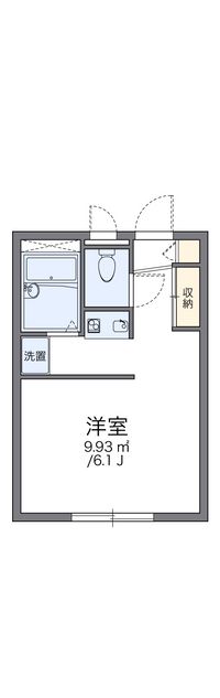 レオパレスビクトワール 間取り図