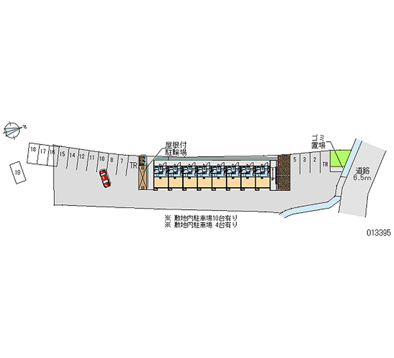 13395 bãi đậu xe hàng tháng