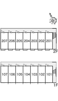 leopalace Midorigaoka 평면 배치도