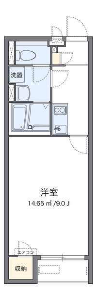 クレイノ百合桜 間取り図