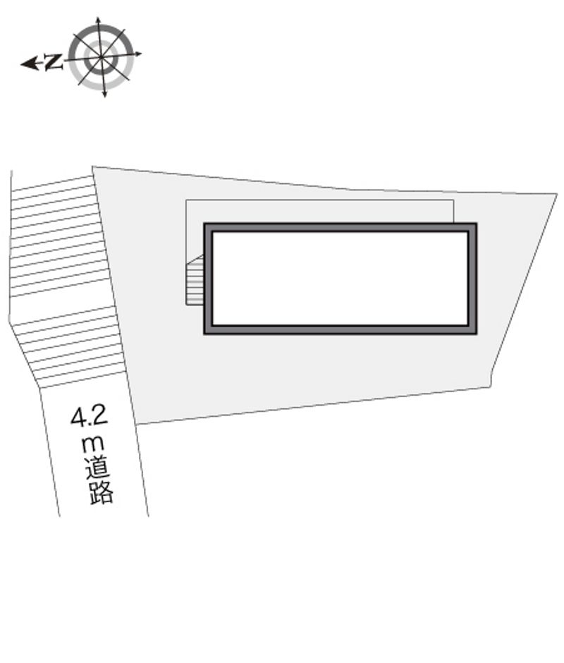 レオパレスパークヒル三ッ沢 配置図
