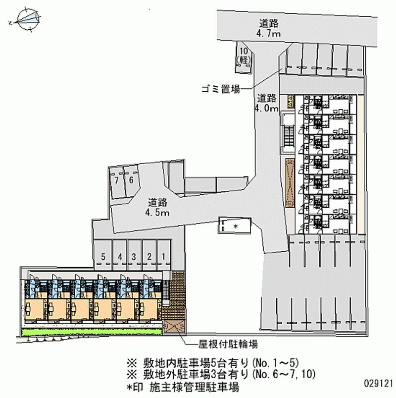 29121月租停車場