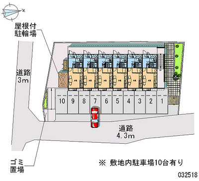 32518 Monthly parking lot