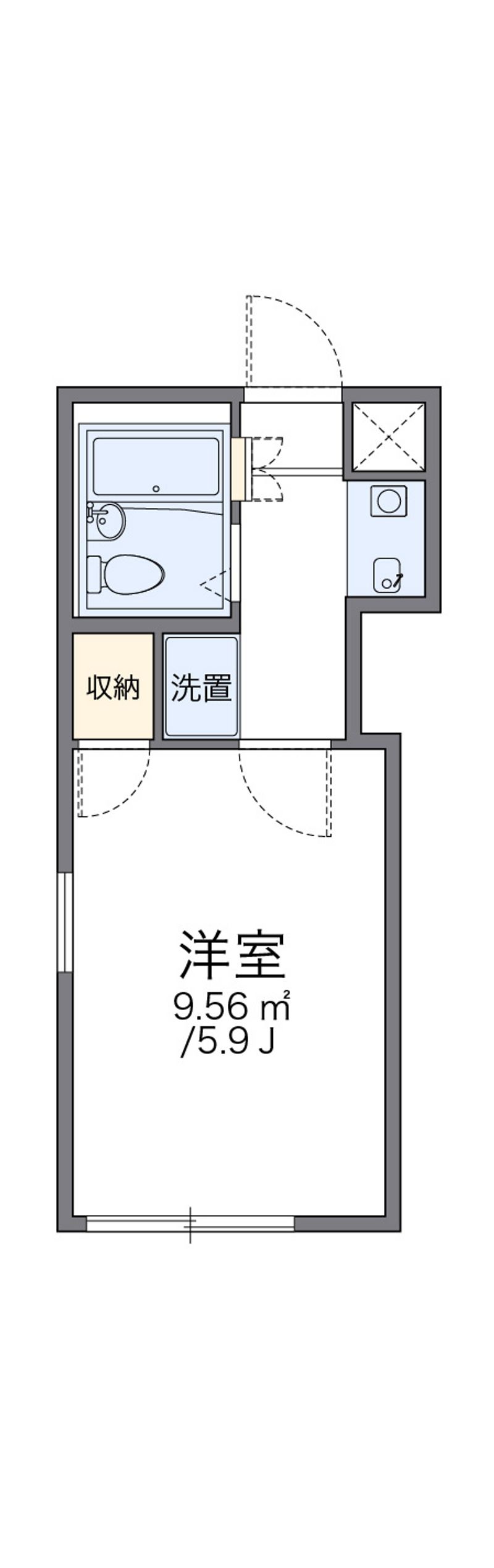 レオパレス緑町第２ 間取図