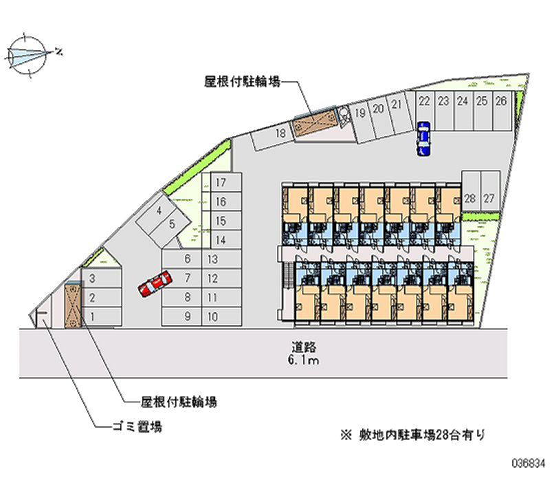 36834月租停车场