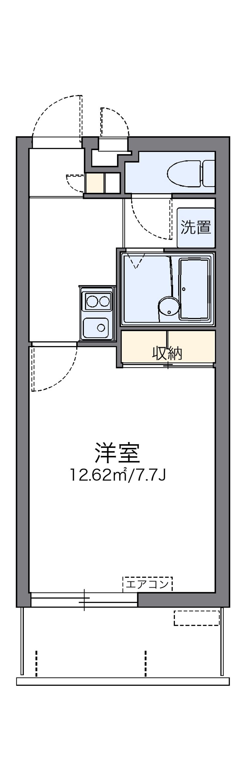 レオパレスイーストウィンド 間取り