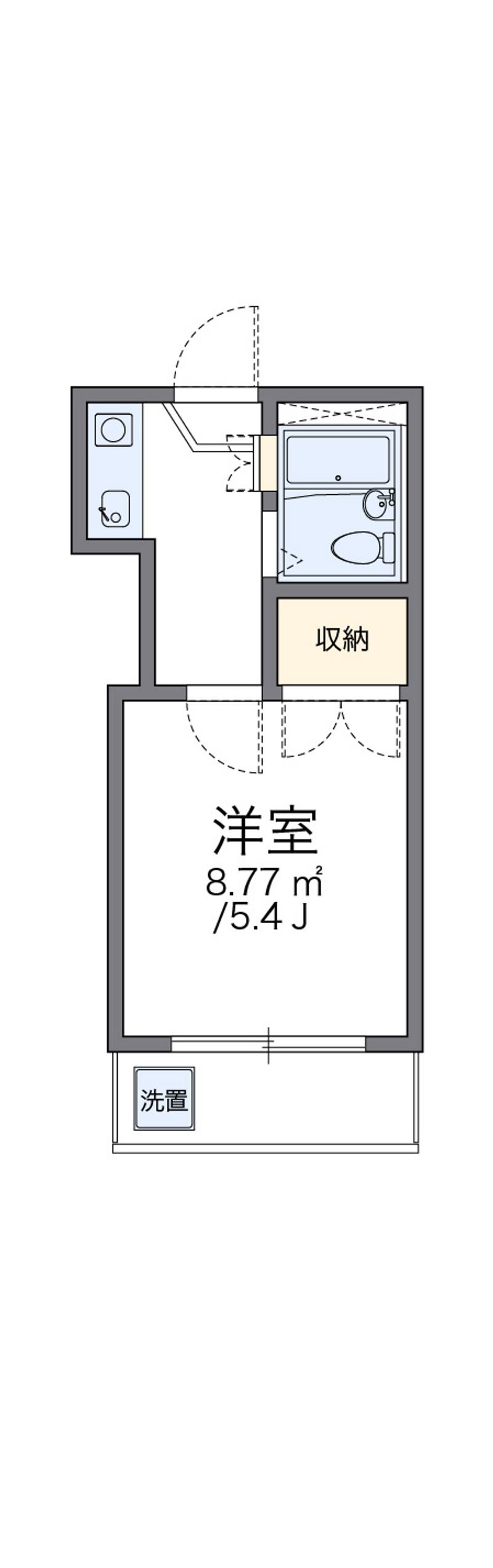 レオパレスＵ２ 間取図
