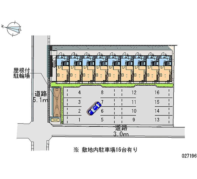 27196 Monthly parking lot