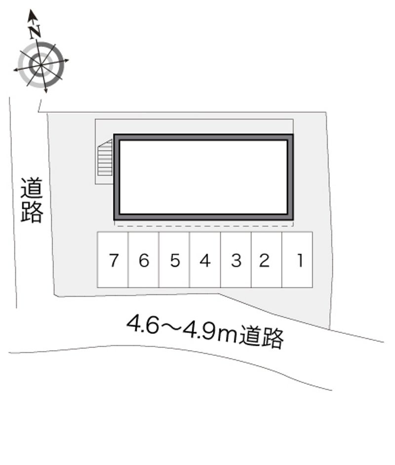 レオパレス杏 駐車場