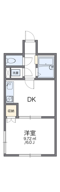 レオパレス千歳町第１Ａ 間取り図