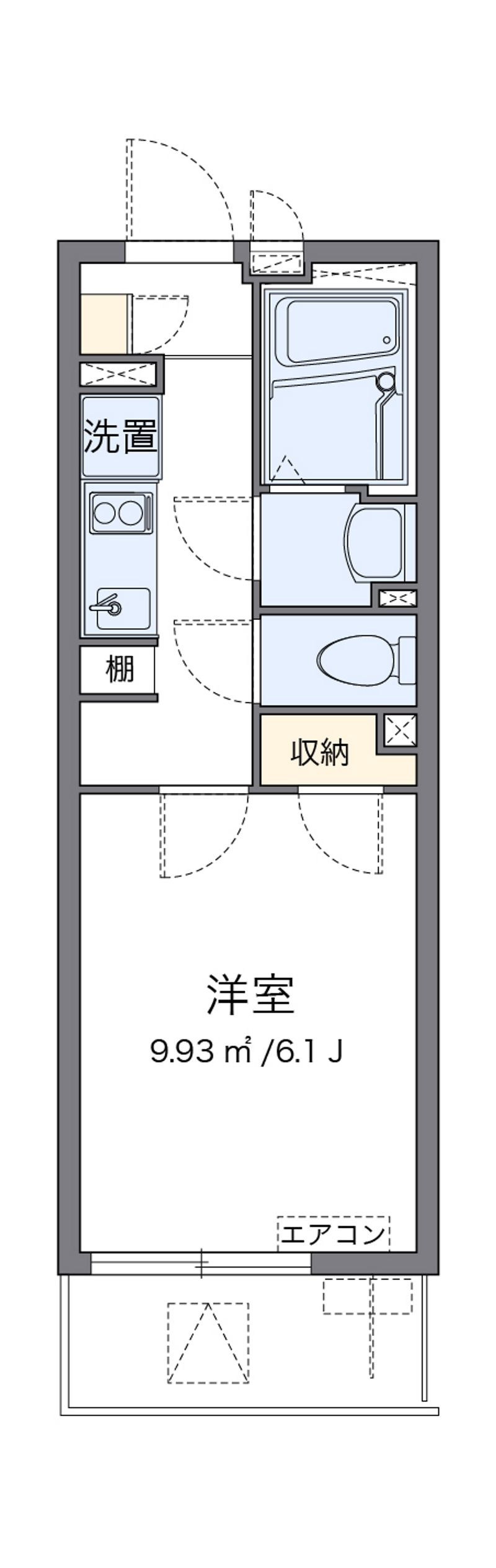 クレイノ樽崎Ⅱ 間取図