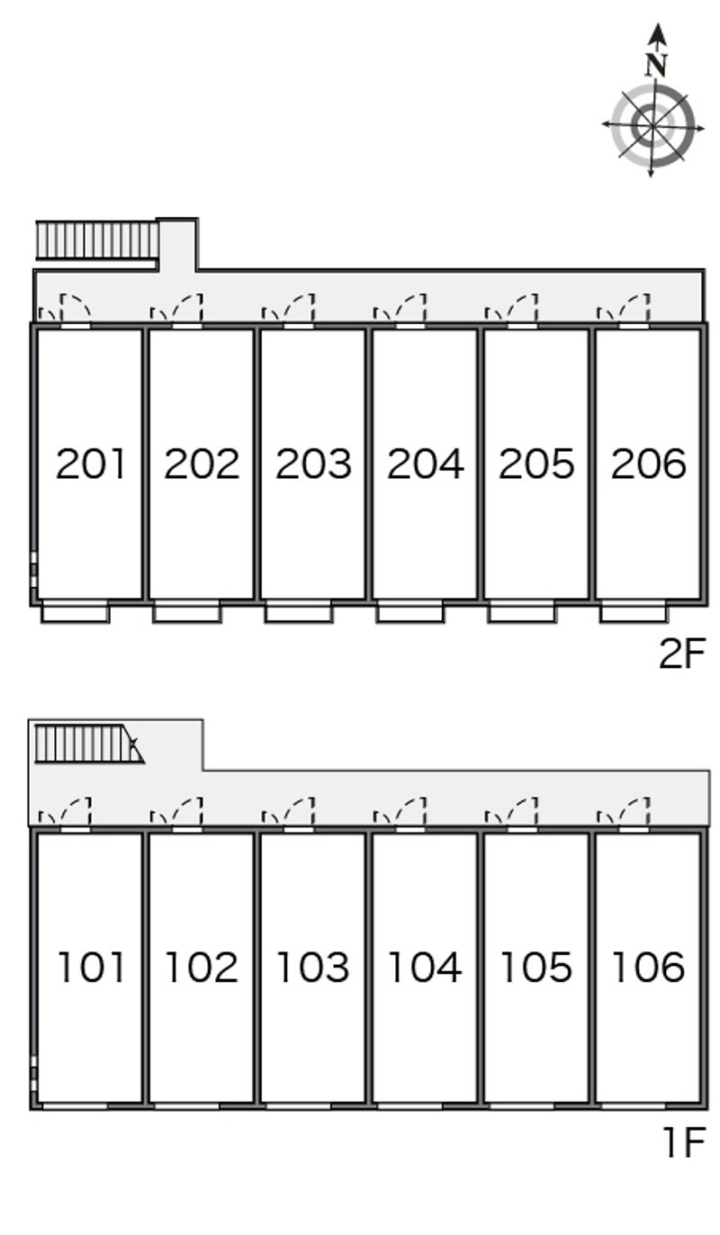 クレイノＭＵＳＡＳＨＩ壱号館 間取配置図