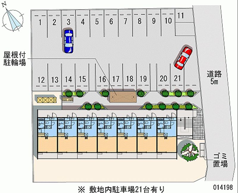 14198 Monthly parking lot