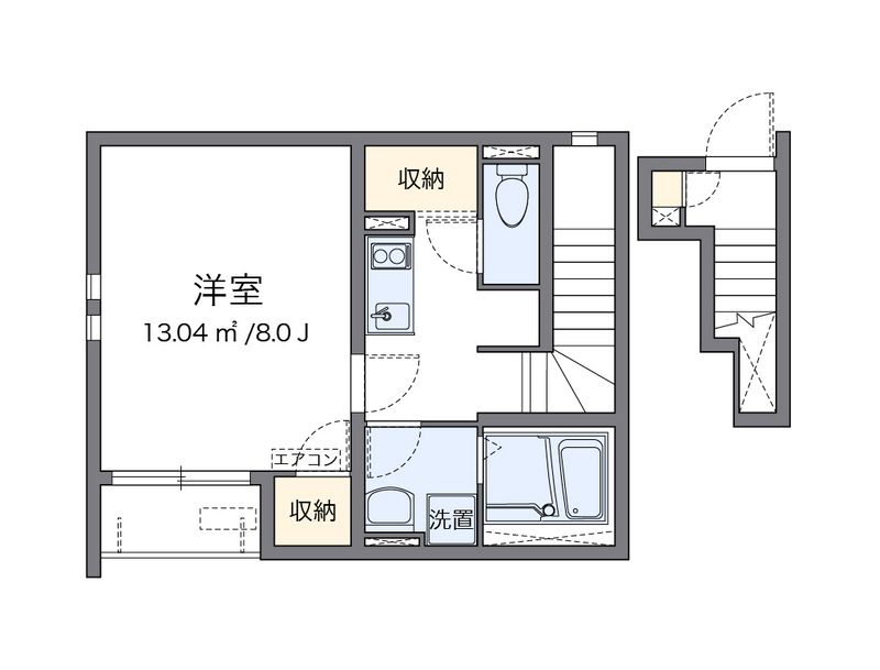 クレイノショコラーデ 間取図