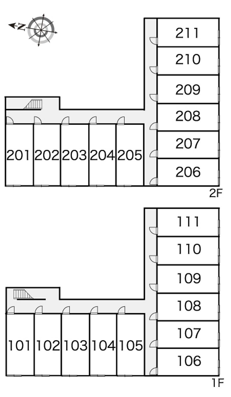 レオパレスドリームイン　３０ 間取配置図