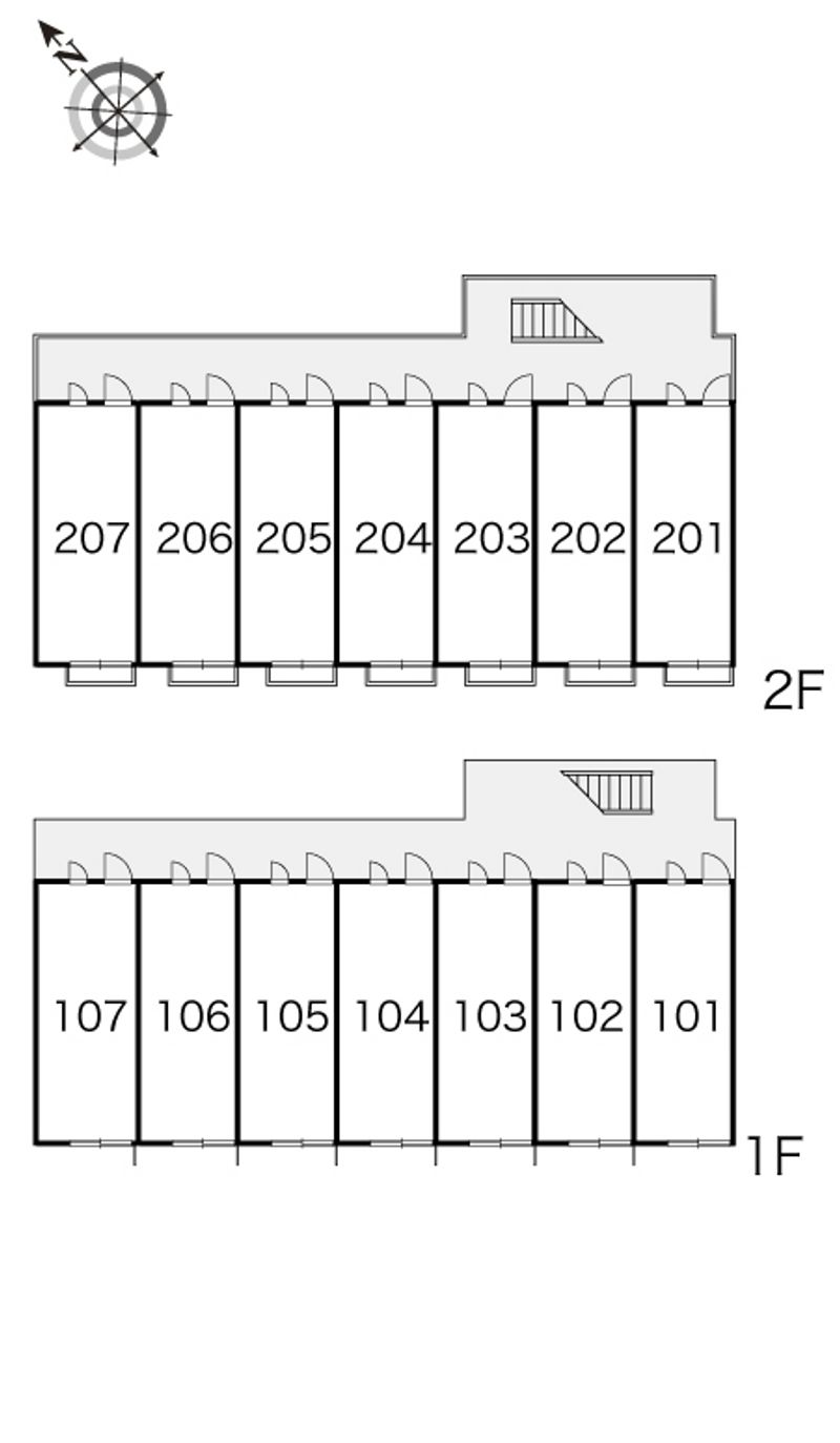 レオパレスグローバル市川 間取配置図