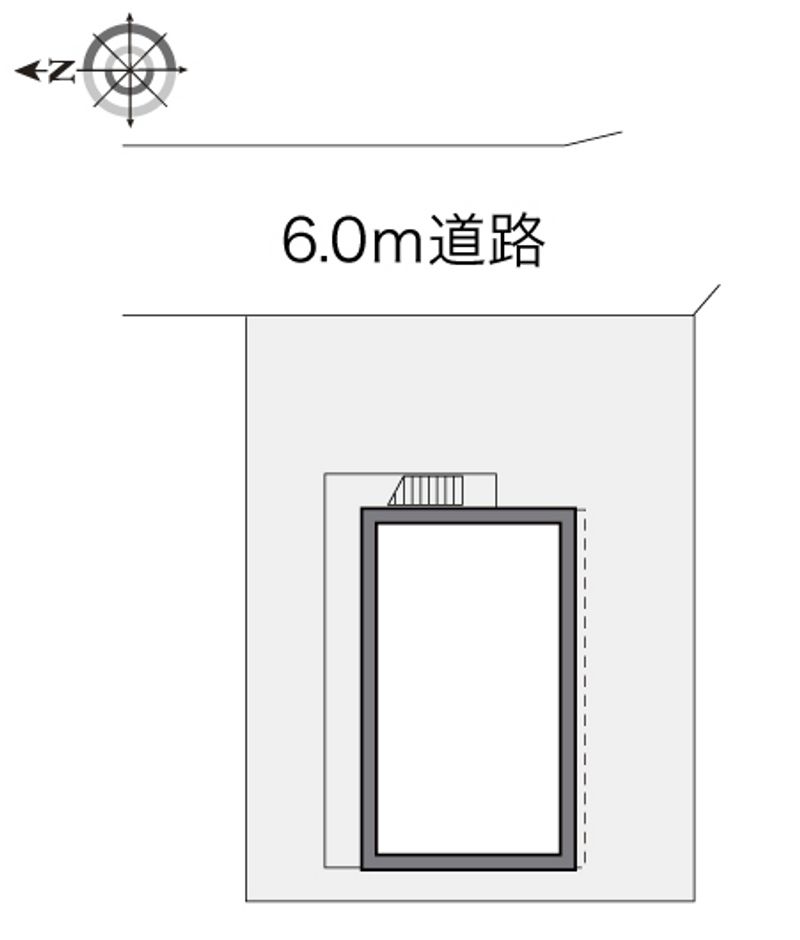 レオパレス栗生Ⅱ 配置図