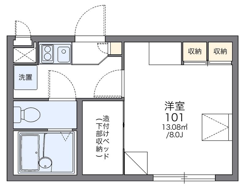 レオパレスＦｌｏｗｅｒ 間取図