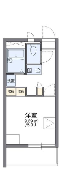 レオパレス渚 間取り図