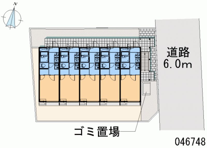 レオパレスハーベスト馬事公苑 区画図