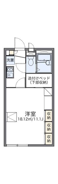 レオパレスマロンハイツ　Ⅱ 間取り図