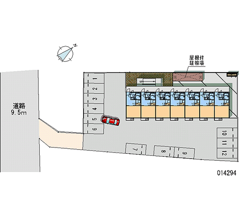 レオパレスＯＧＵＲＡ 月極駐車場